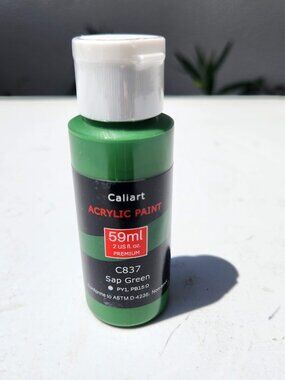 NEW Caliart Acrylic Paint Sap Green C837 Color 59ml, 2oz Art Craft Paints Painti